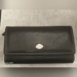 PORTE-MONNAIE THE TREND - En Cuir Noir